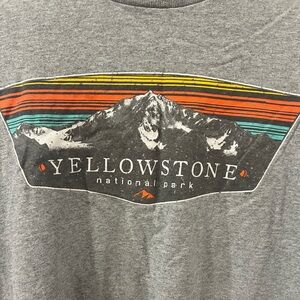 Yellowstone National Park T-Shirt with Mountain Graphic